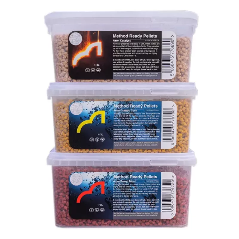 Spotted Fin Method Ready Fishing Pellets 3L<Coarse & Match Bait & Additives