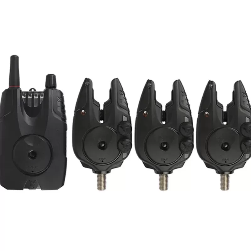 Fox Micron MX 3 Rod Alarm Set<Carp Bite Alarms