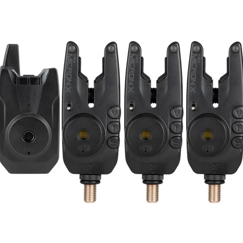 Fox Mini Micron X 3-Rod Set<Carp Bite Alarms