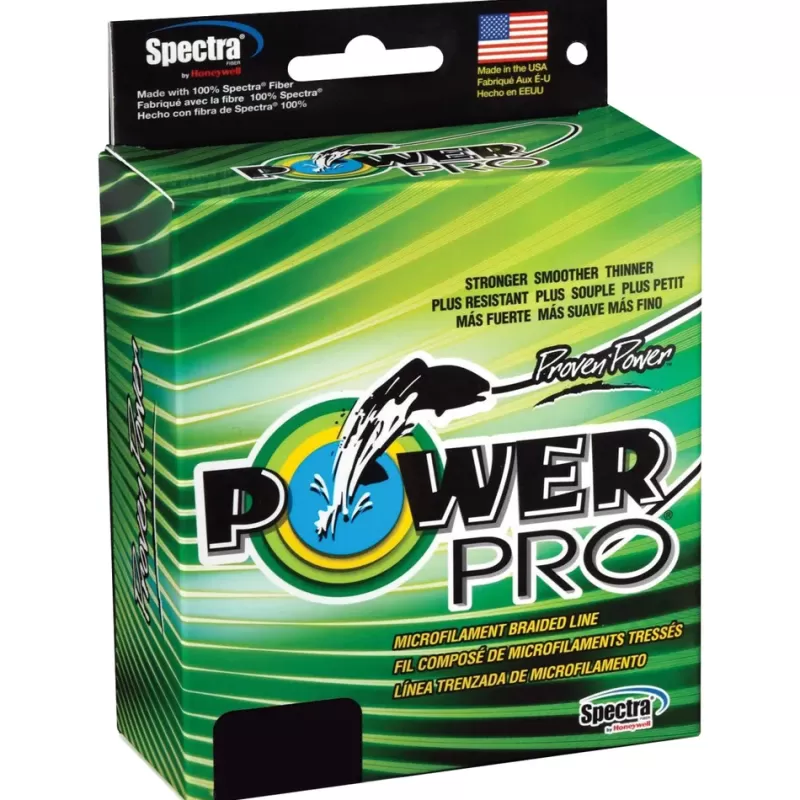 PowerPro Moss Green Braided Mainline 455m<Carp Line