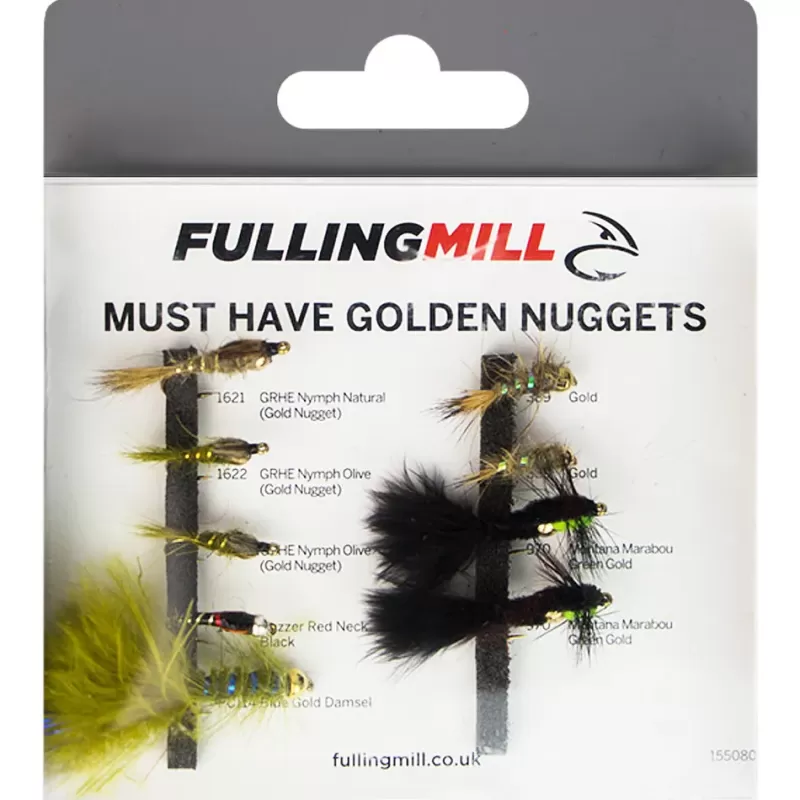 Fulling Mill Must Have Golden Nuggets 9 Flies<Fly Flies
