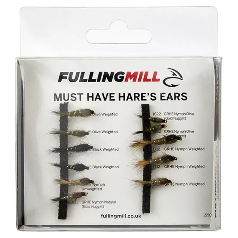 Fulling Mill Must Have Hares Ears 11 Flies<Fly Fly Essentials