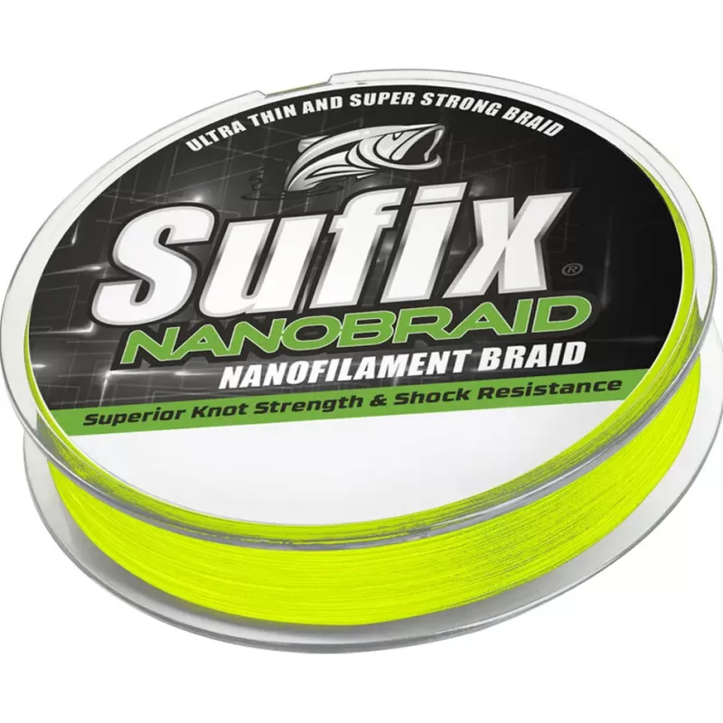Sufix Nano Braid Neon Chartreuse<Carp Line
