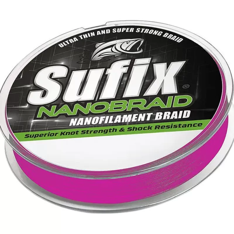 Sufix Nano Braid Pink 100m<Pike / Predator Line