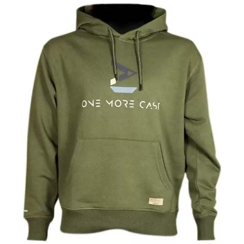 One More Cast OMC Big-Eye Forest Green Fishing Hoodie<Carp Clothing