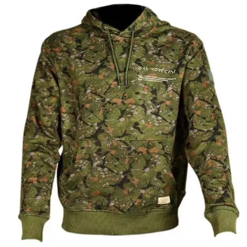 One More Cast OMC Signature Splash Camo Fishing Hoodie<Carp Clothing
