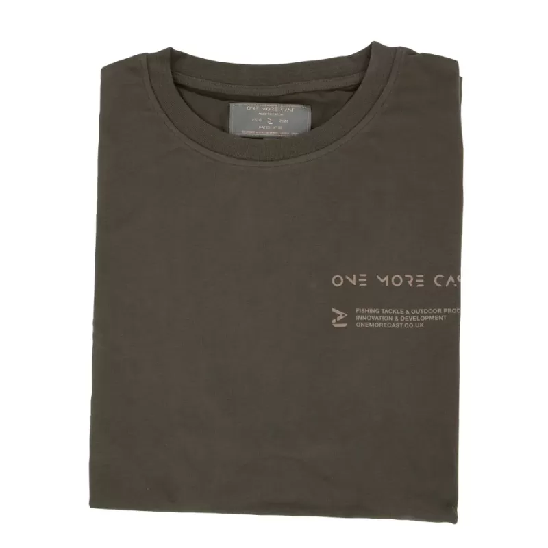 One More Cast OMC The Intelligent Forest Green Fishing T-Shirt<Carp Clothing