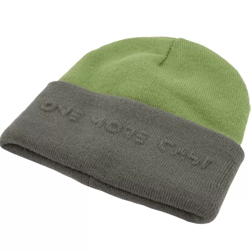 One More Cast OMC Yeadon Embossed Green Fishing Beanie<Carp Clothing