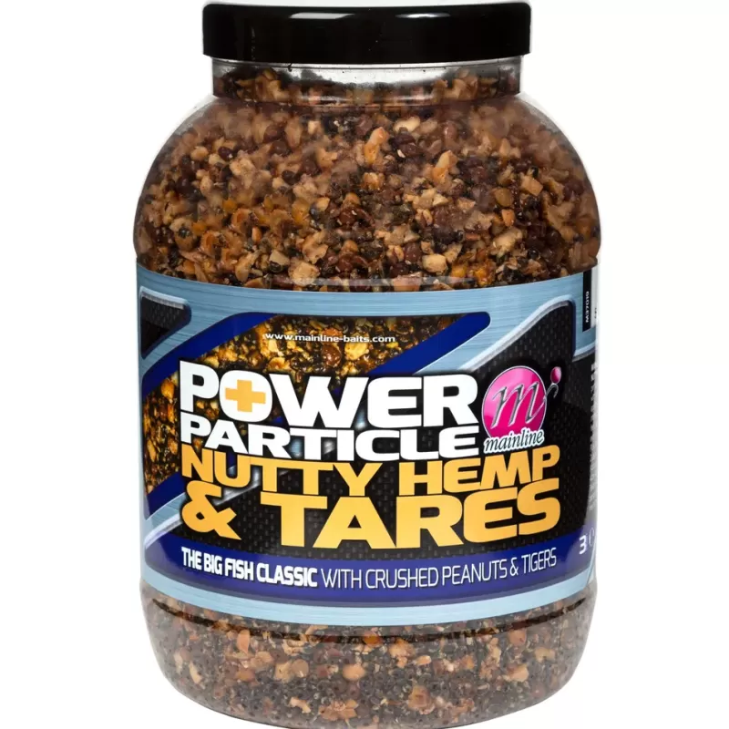Mainline Power Plus Particles Nutty Hemp & Tares<Carp Bait & Additives