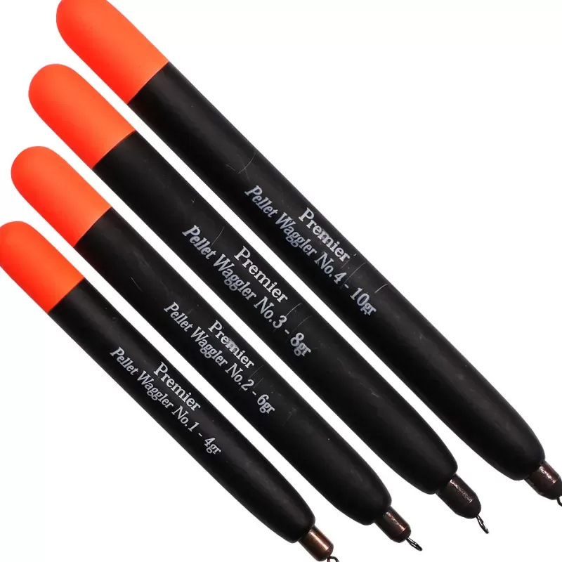 Premier Floats Premier Fully Loaded Pellet Waggler Set of 4<Coarse & Match Terminal Tackle