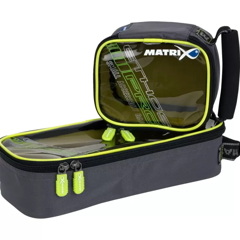 Matrix Pro Accessory Fishing Bag Clear Top Lime Lining<Coarse & Match Luggage