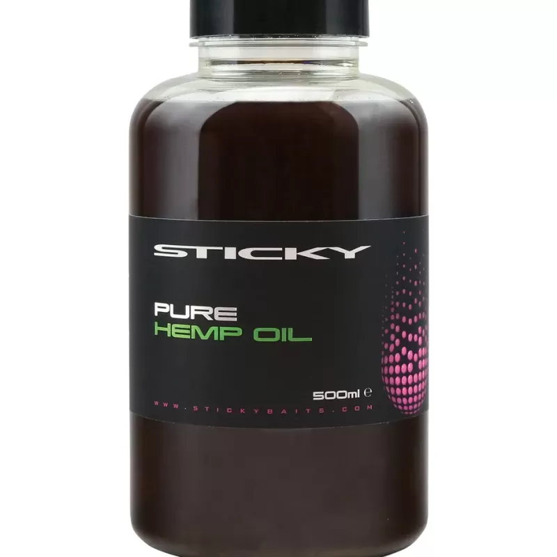 Sticky Baits Pure Hemp Oil Fishing 500ml<Carp Bait & Additives