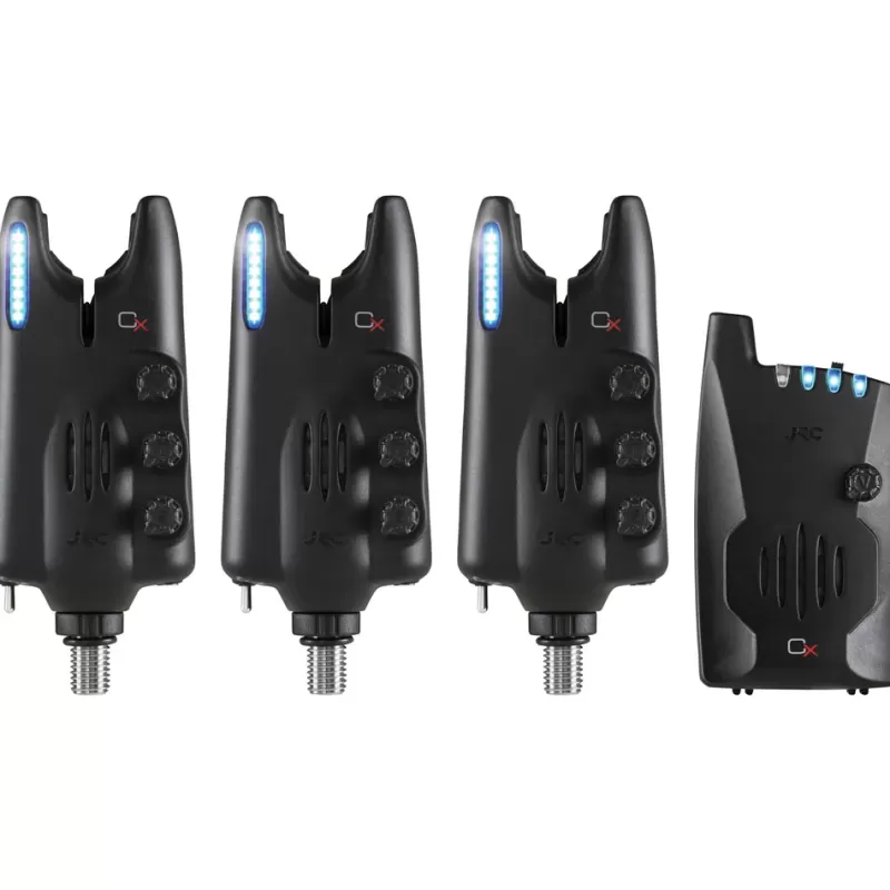 JRC Radar CX Alarm Set 3+1 Blue LED<Pike / Predator Bite Alarms