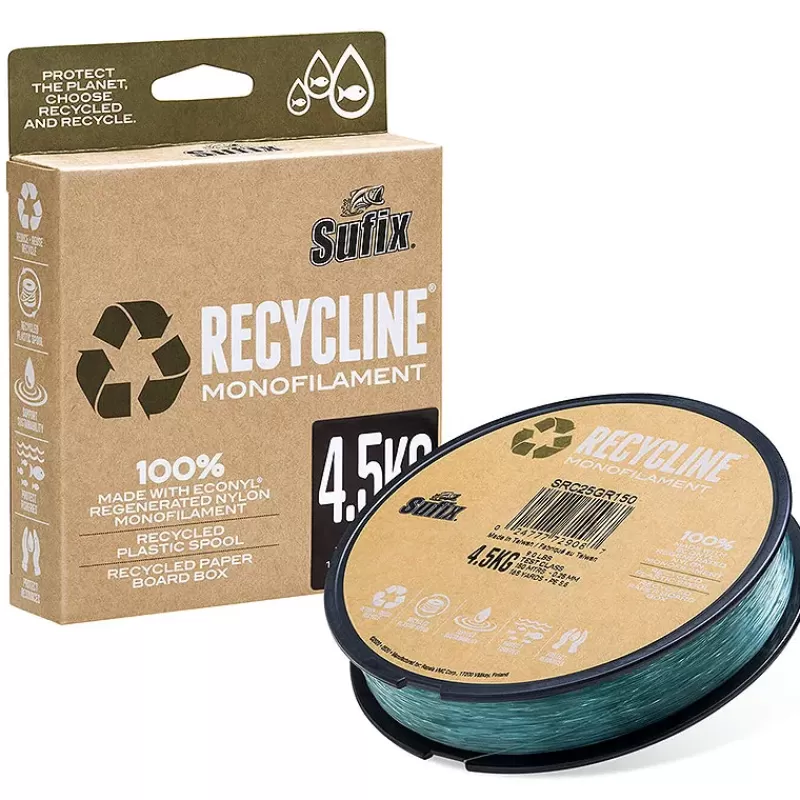 Sufix Recycline Green Monofilament<Carp Line
