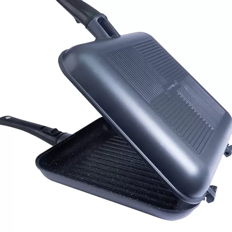 Ridge Monkey RidgeMonkey Connect Pan & Griddle XXL Granite Edition<Carp Cooking Equipment