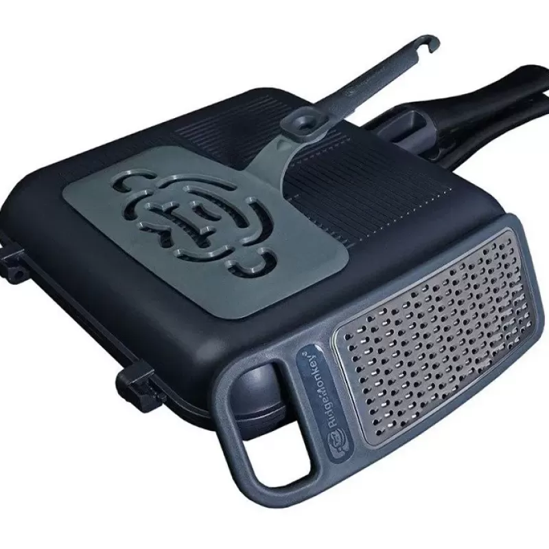Ridge Monkey RidgeMonkey Connect XXL Toaster Fishing Pan & Griddle Set<Carp Cooking Equipment