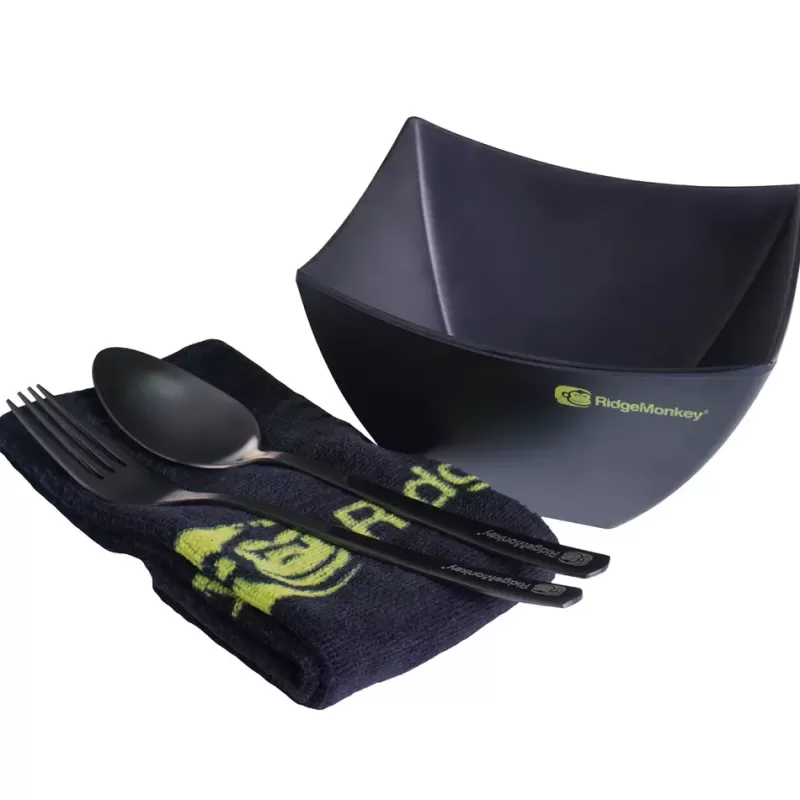 Ridge Monkey RidgeMonkey SQ DLX Fishing Bowl Set<Carp Cooking Equipment