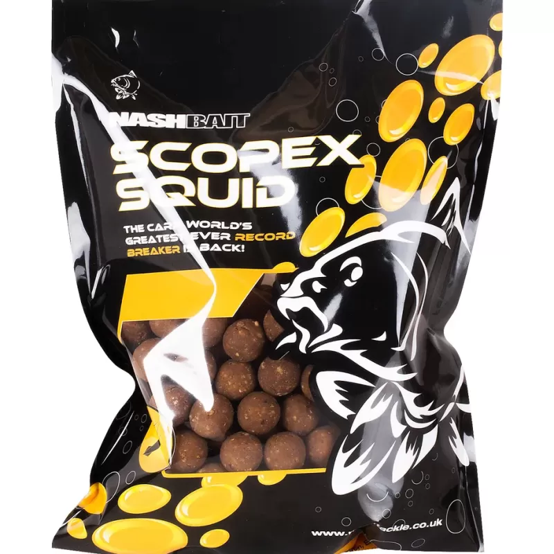 Nash Scopex Squid Stabilised Boilies<Carp Bait & Additives