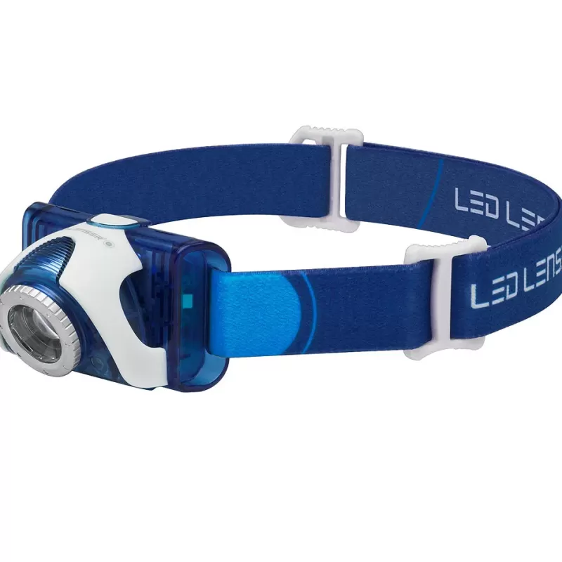 LED Lenser SEO7R Rechargeable Head Torch + Spare Battery<Carp Lighting