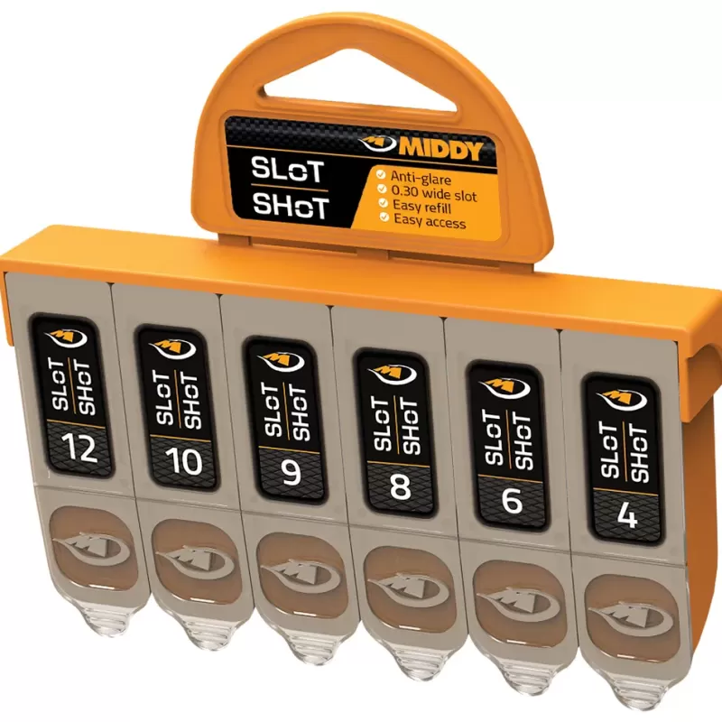 Middy Slot-Shot Dispenser 6-Compartment<Coarse & Match Terminal Tackle