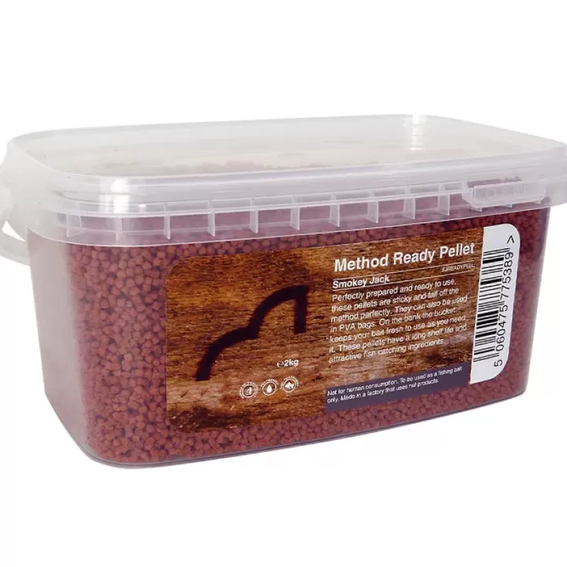 Spotted Fin Smokey Jack Ready Method Pellets 2mm 2kg<Coarse & Match Bait & Additives