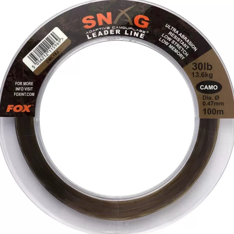 Fox Snag Leader Line Camo<Carp Line