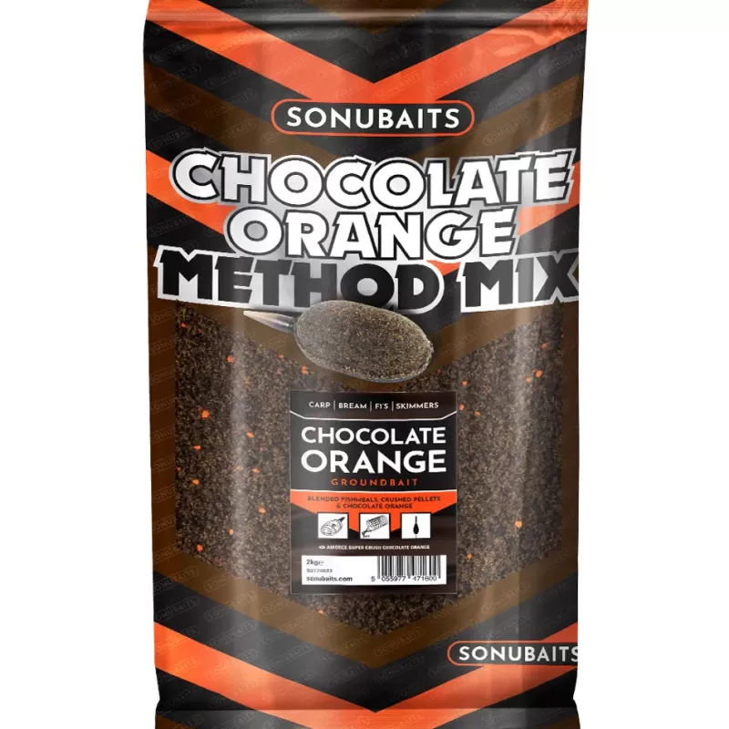 Sonu Baits Sonubaits Chocolate Orange Method Mix 2kg<Coarse & Match Bait & Additives