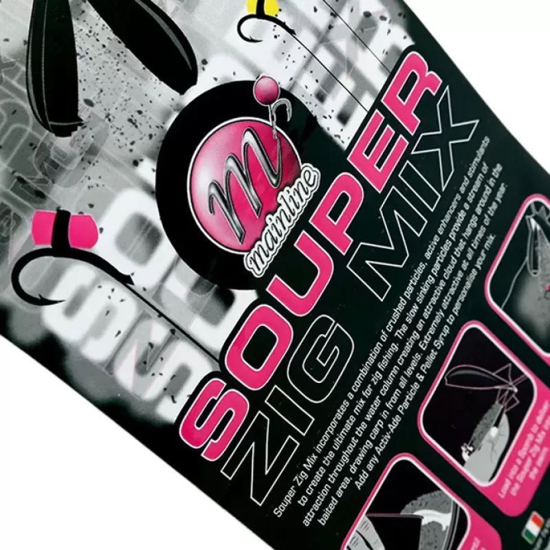 Mainline Souper Zig Mix Groundbait 4Kg Bag<Coarse & Match Bait & Additives