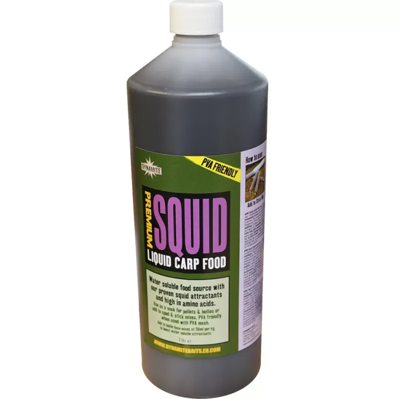 Dynamite Baits Squid Liquid 1L<Carp Bait & Additives