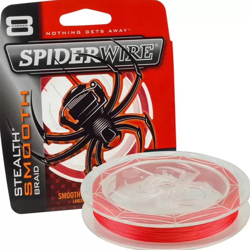 Spiderwire Stealth Smooth 8 Red Braid<Pike / Predator Line