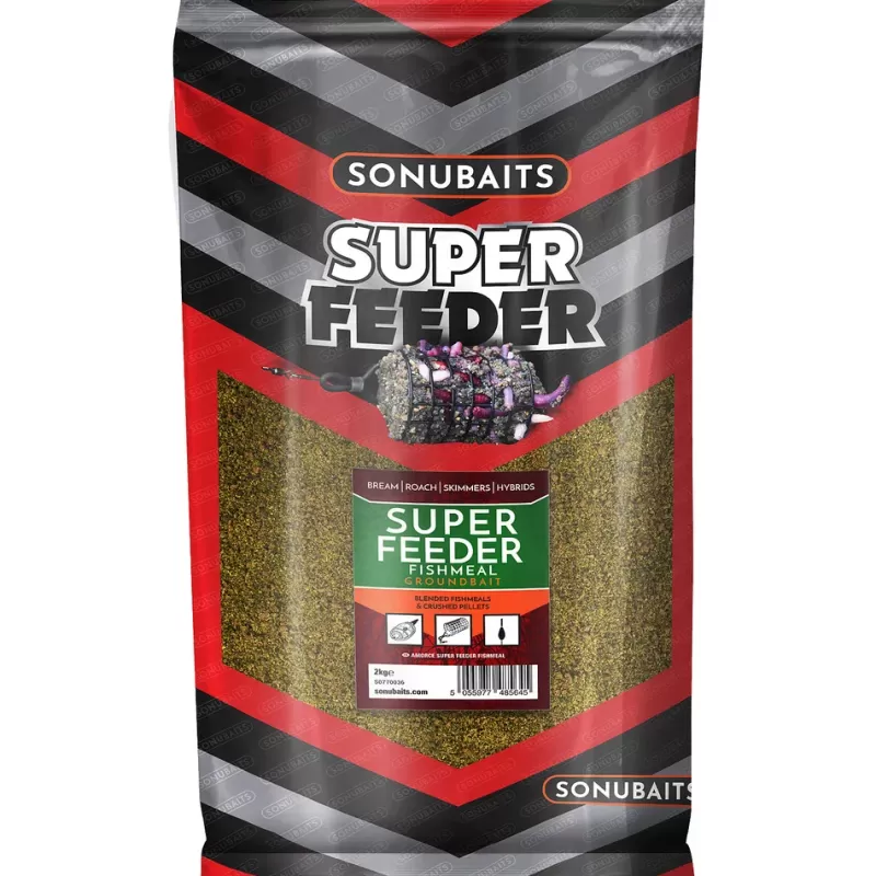 Sonubaits Super Feeder Fishmeal Groundbait 2kg<Coarse & Match Bait & Additives