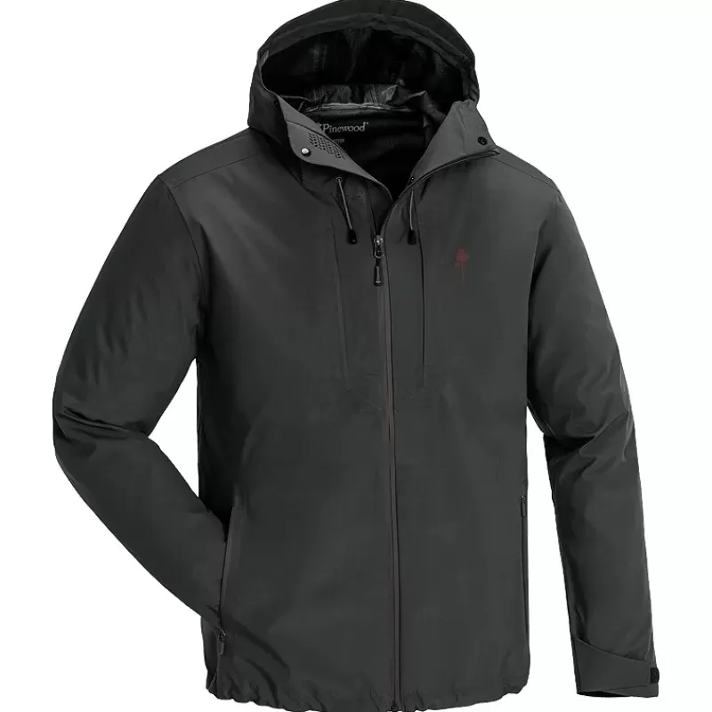 Pinewood Telluz Fishing Jacket Dark Anthracite<Carp Clothing