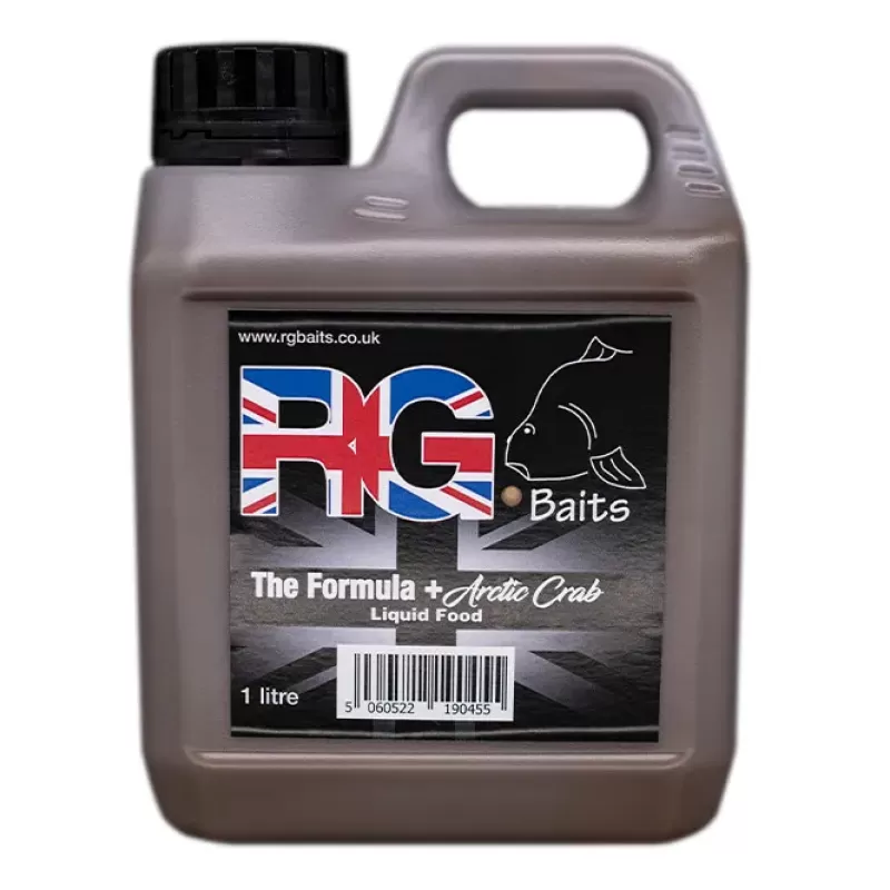 RG Baits The Formula + Artic Crab Liquid Food 1L<Specialist Bait & Additives