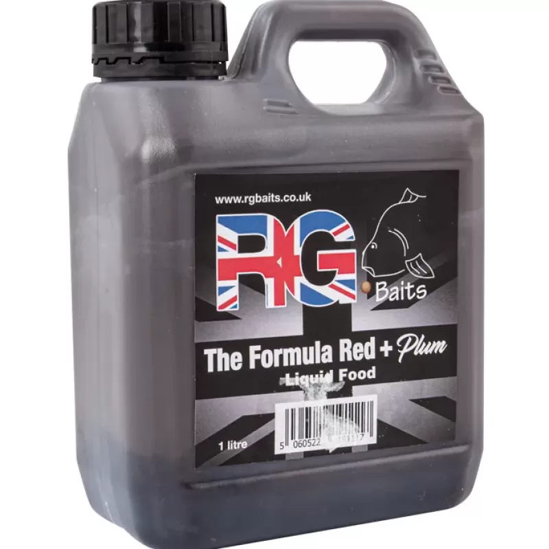 RG Baits The Formula Red + N-I Plum Liquid Food 1L<Carp Bait & Additives