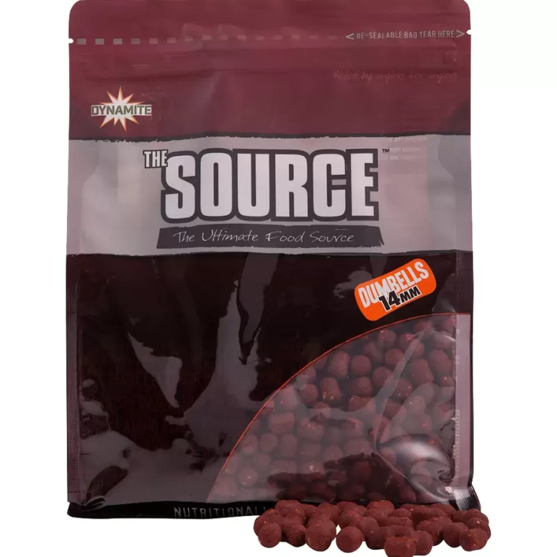 Dynamite Baits The Source 1kg 14mm Shelf Life Dumbells<Carp Bait & Additives