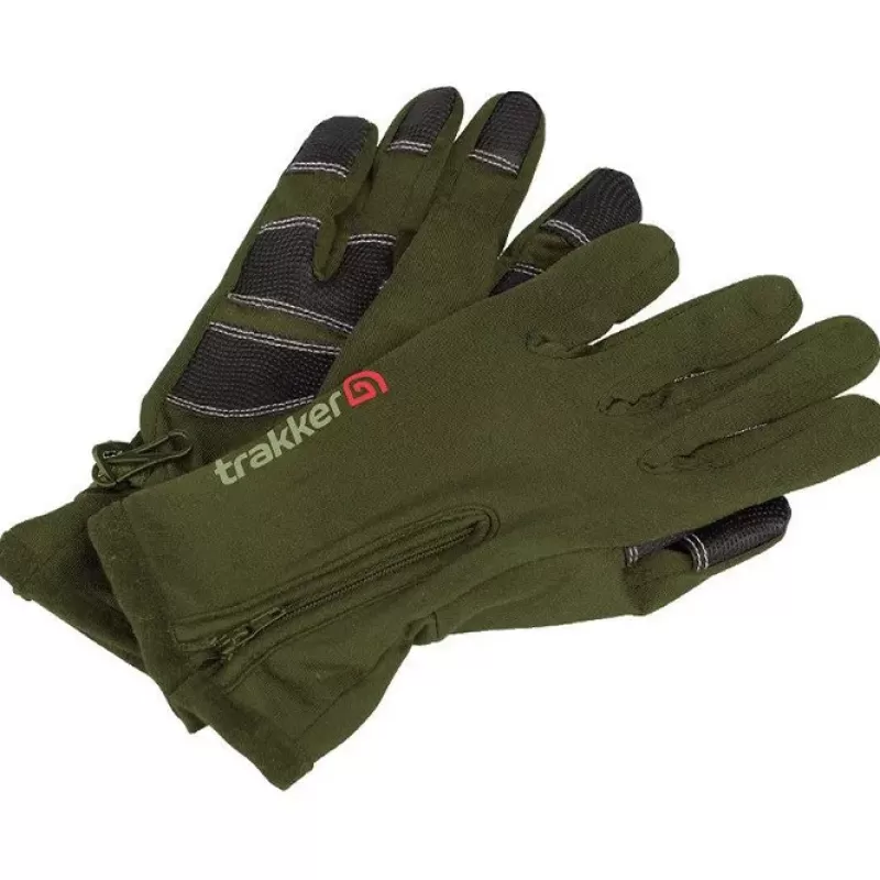 Trakker Thermal Stretch Fishing Gloves<Carp Clothing