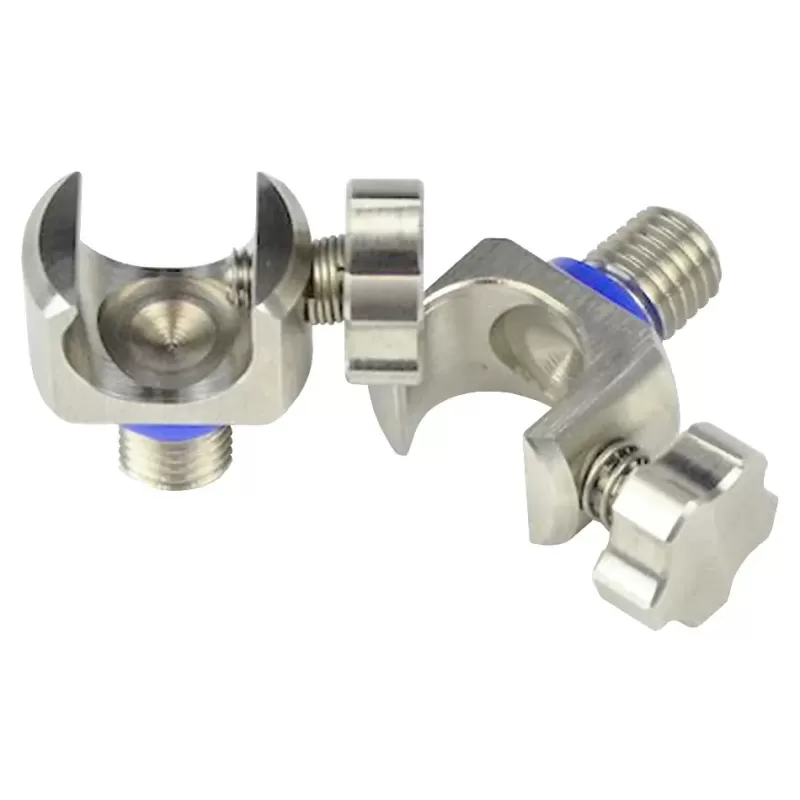 Summit Tackle Thumb Lock Goal Post Adaptors SS Pair<Carp Rod Support