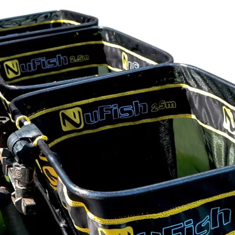 NuFish Triple Fishing Keepnet Pack 2.5m<Coarse & Match Nets