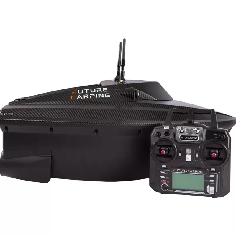 Future Carping V60 Carbon Fishing Bait Boat with GPS & Fish Finder<Carp Bait Boats