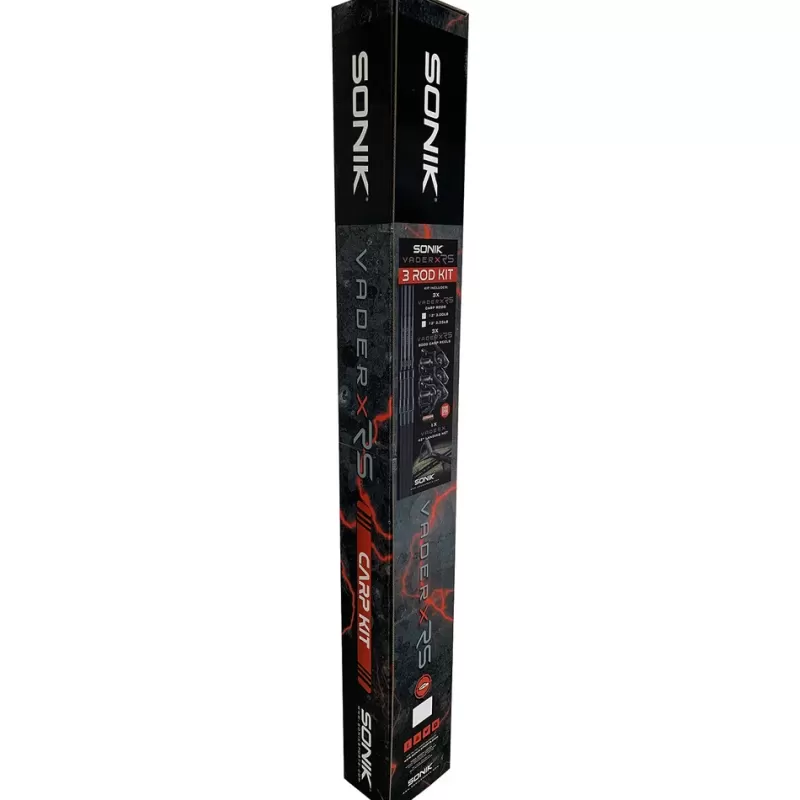 Sonik VaderX RS 3 Rod Kit<Carp Rod & Reel Combo