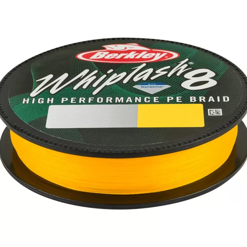 Berkley Whiplash 8 Braid Yellow 300m<Carp Line