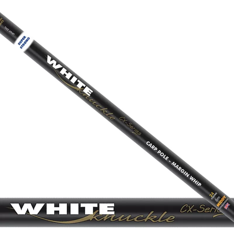 Middy White Knuckle CX Whip 6m<Coarse & Match Poles & Whips