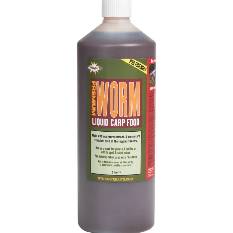 Dynamite Baits Worm Liquid Carp Food 1L<Specialist Bait & Additives