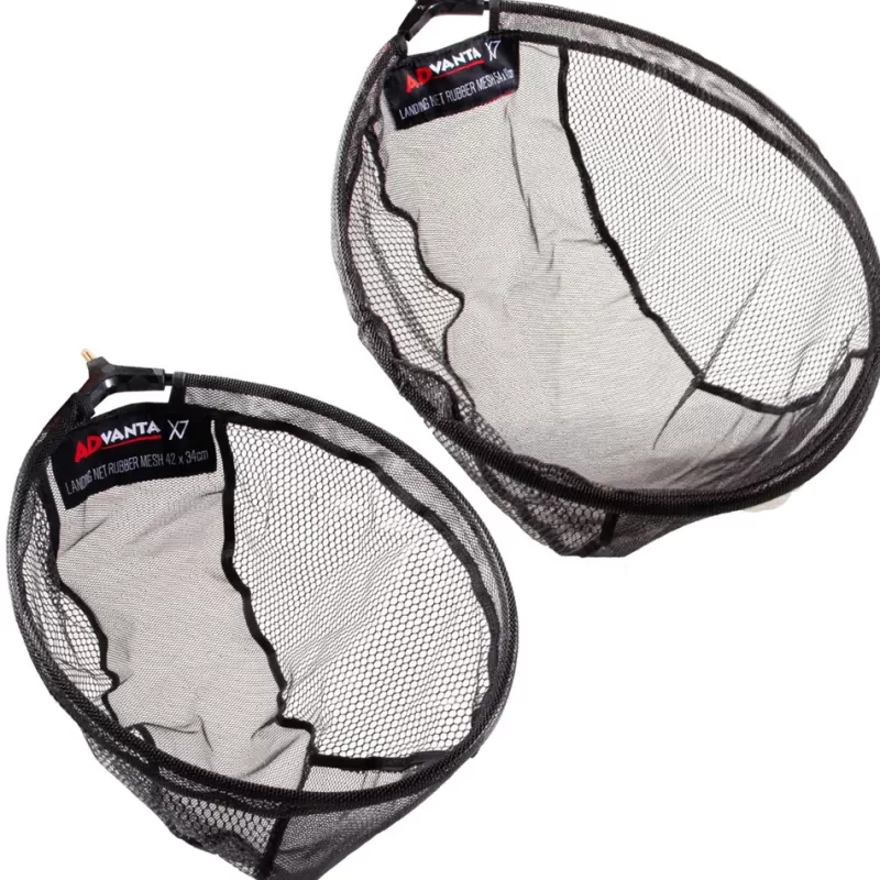 Advanta X7 Landing Nets Rubber Mesh<Coarse & Match Nets