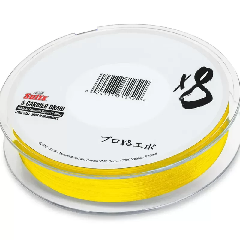 Sufix X8 Braid Hot Yellow<Pike / Predator Line