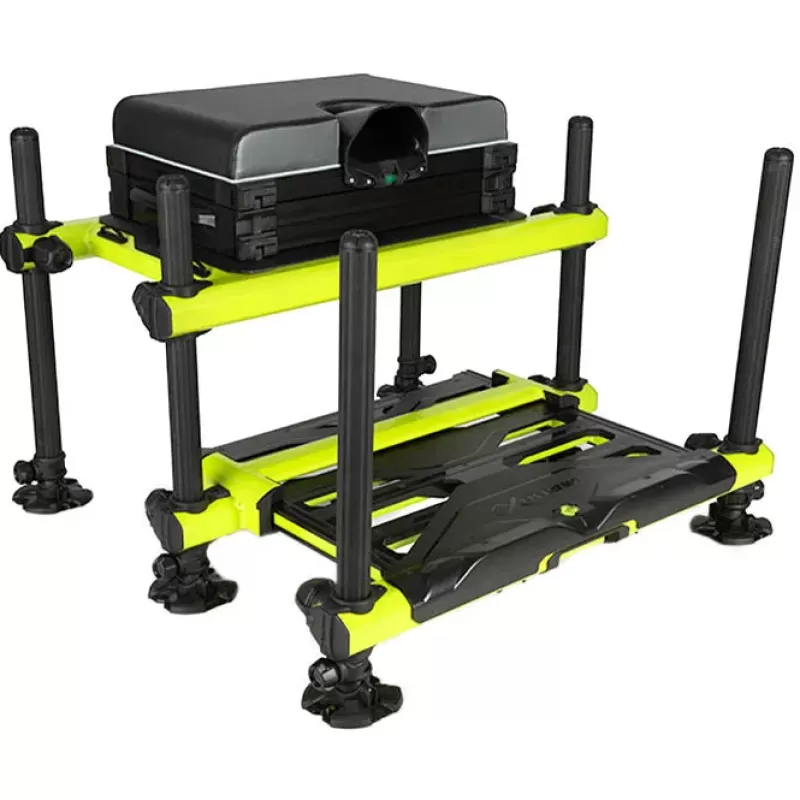 Matrix XR36 Comp Lime Fishing Seatbox 2022<Coarse & Match Seat Boxes