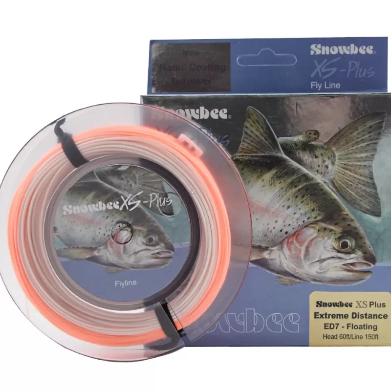 Snowbee XS Plus Extreme Distance Floating Line Ivory Orange<Fly Fly Lines
