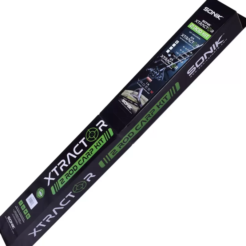 Sonik Xtractor 2 Rod Carp Kits<Carp Rod & Reel Combo